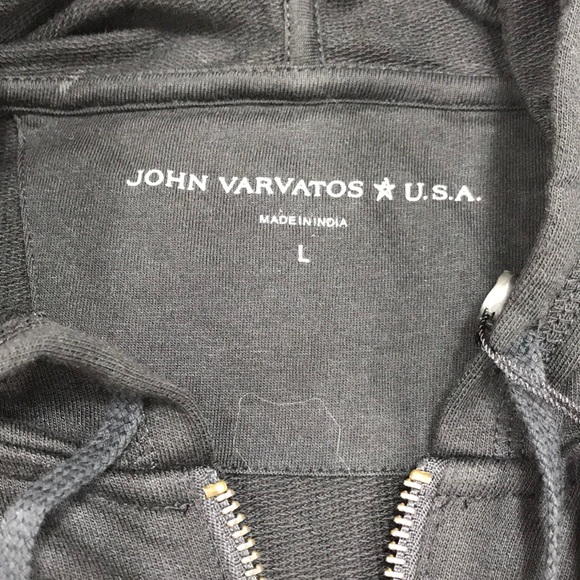 🎁John Varvatos Star USA Front Zip Hoodie - Picture 6 of 10